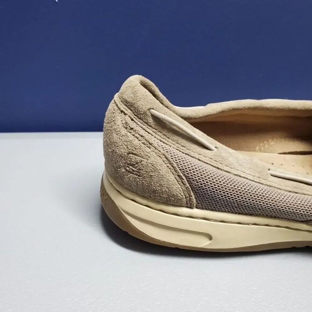SPERRY Top Spider Nautical‎ Boat Shoes Womens Size 10 Gray Suede Slip On 9453333